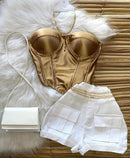 Conjunto Encanto Dourado
