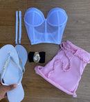 Conjunto Fascínio Rosa